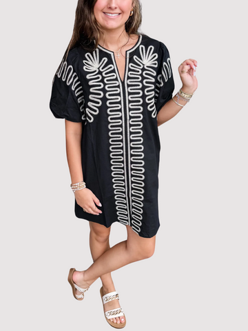 Isa Embroidered Dress