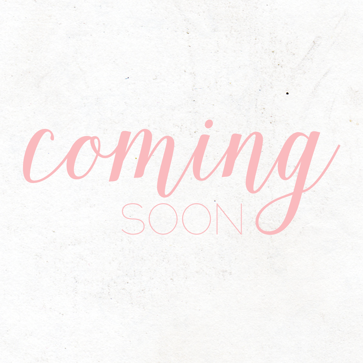 Coming soon!
