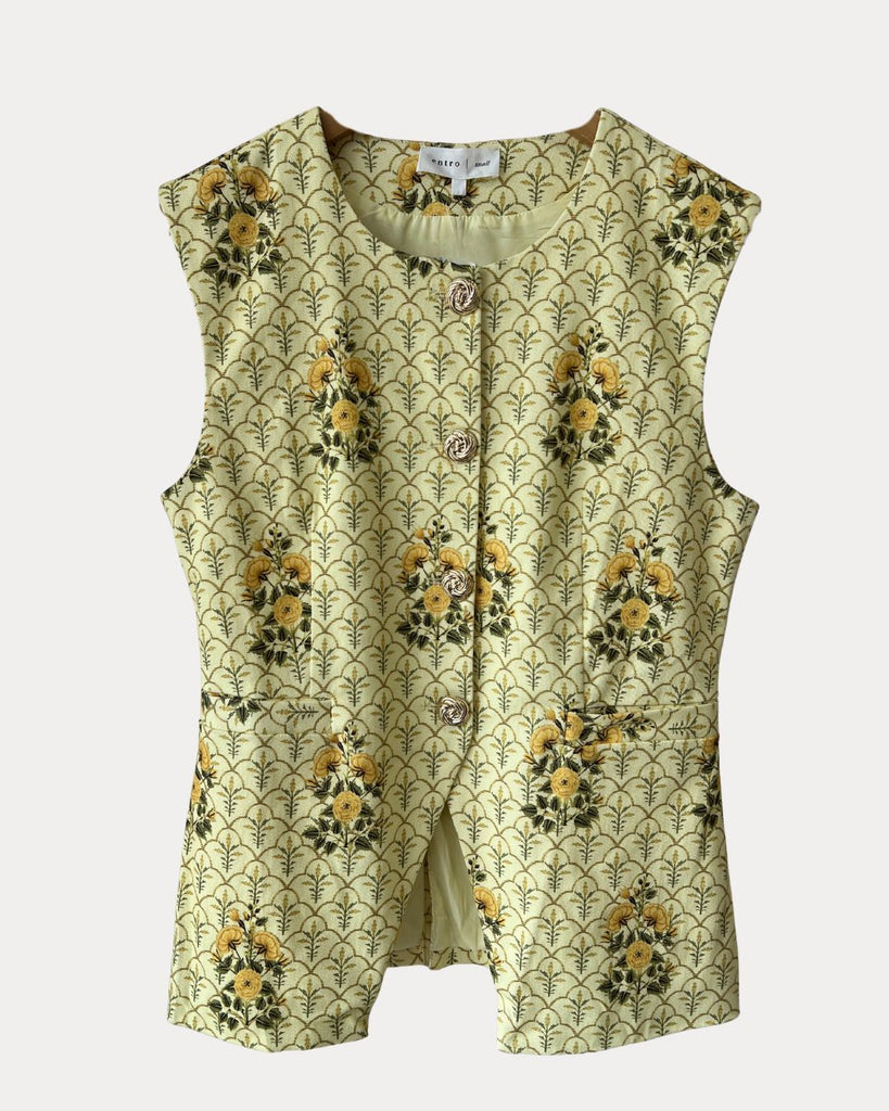 Sunshine Marigold Vest