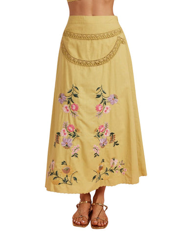 Yellow Iris Skirt