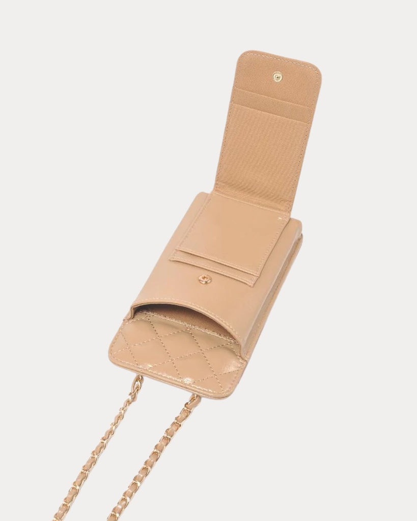 Brianna Cell Phone Crossbody Natural