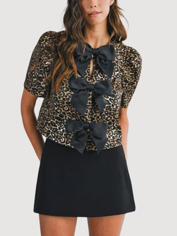 Night Leopard Blouse