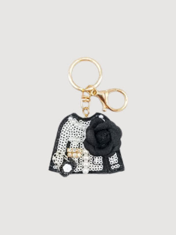 Lady Jacket Keychain/Purse Charm