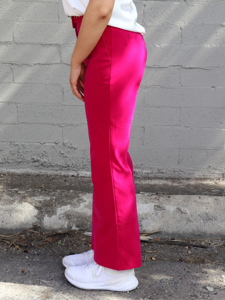 Bella Belted Velvet Trousers