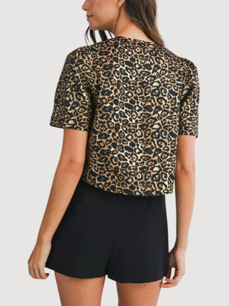 Night Leopard Blouse