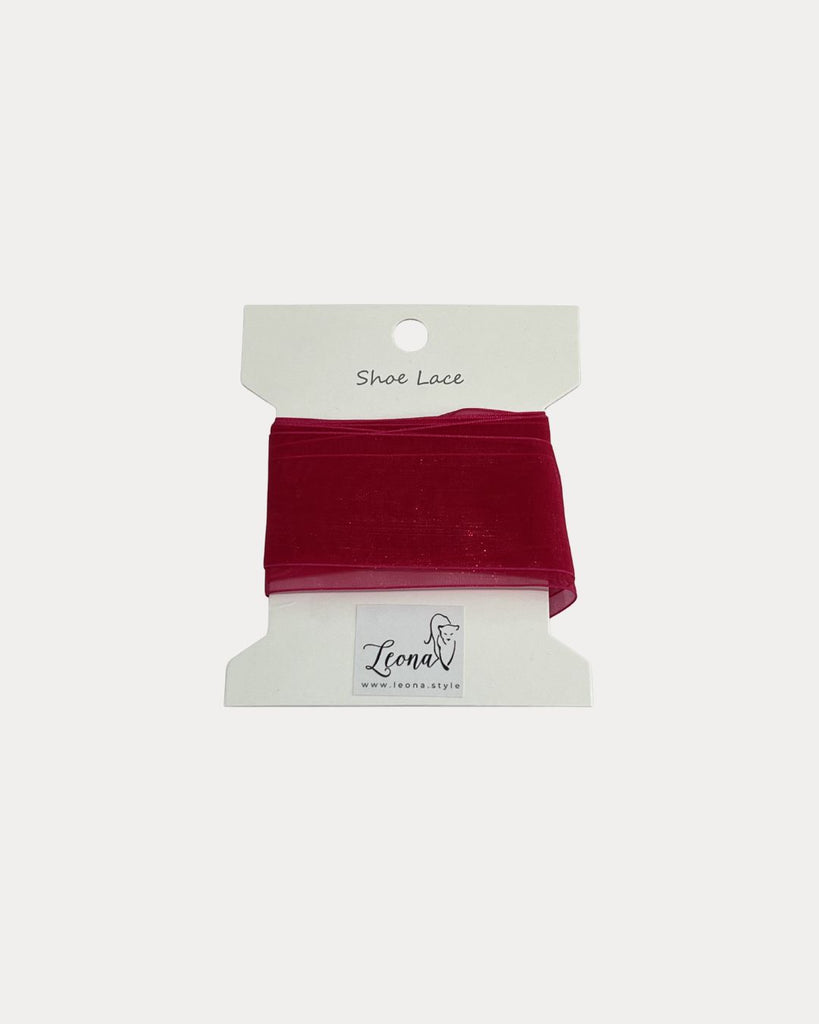 Organza Shoe Laces Fuchsia