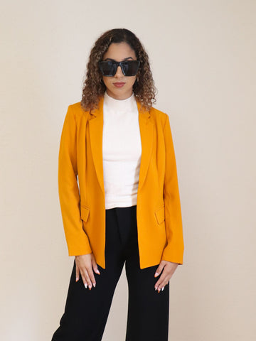 Structured Blazer Golden Mustard