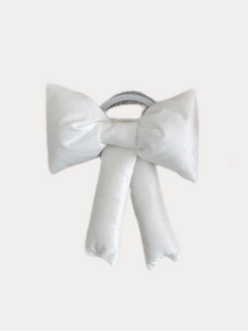 Padded Bow Phone Grip White