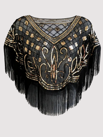 Starlit Shimmer Poncho