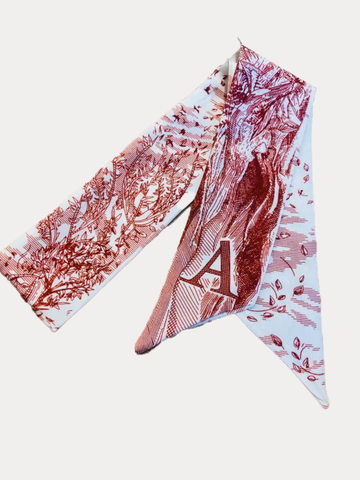 Printed Initial Scarf