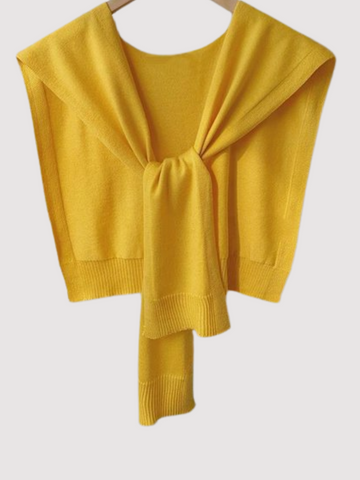 Knotted Shawl Turmeric