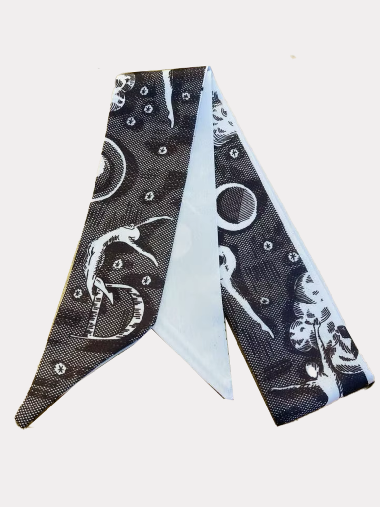 Printed Initial Scarf