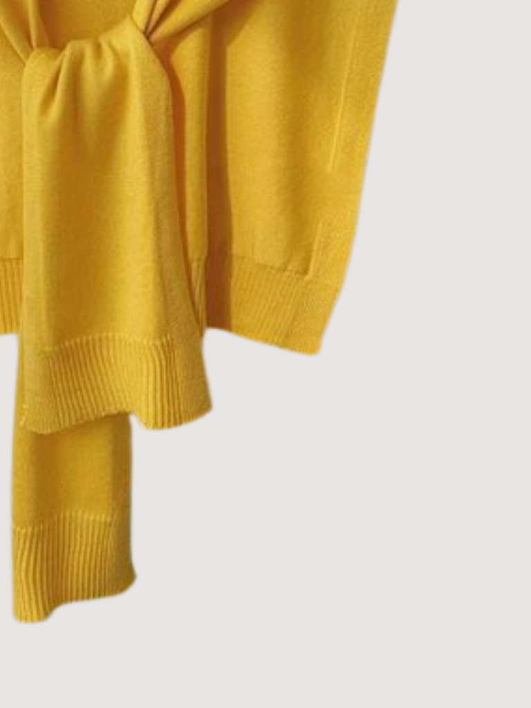 Knotted Shawl Turmeric