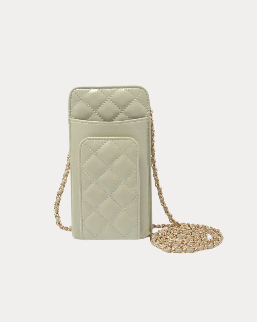 Brianna Cell Phone Crossbody Sage
