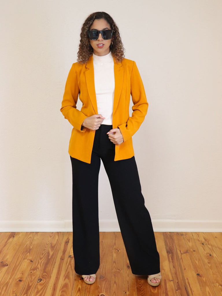 Structured Blazer Golden Mustard