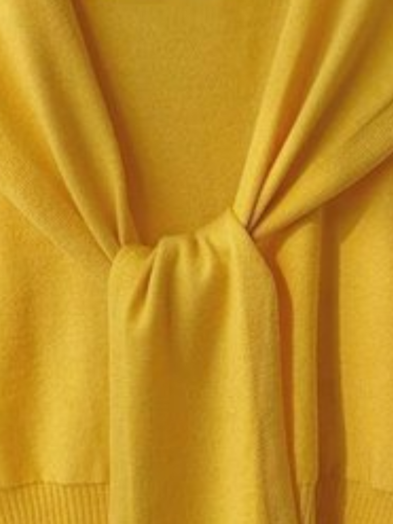 Knotted Shawl Turmeric