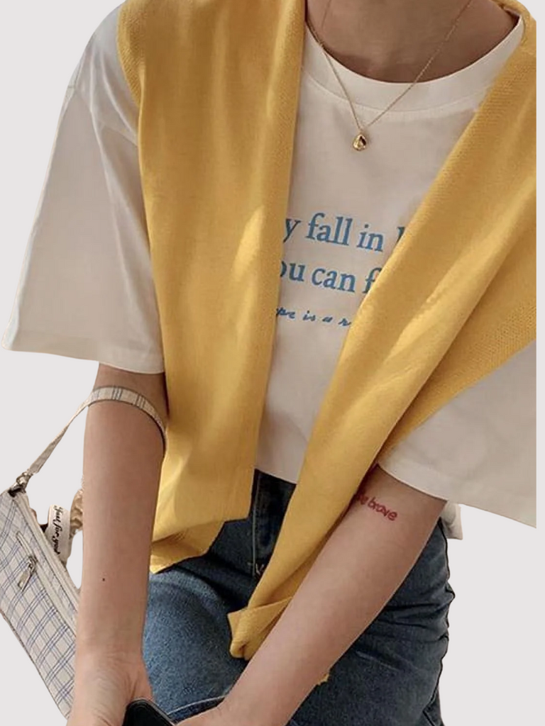 Knotted Shawl Turmeric