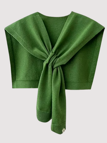 Knotted Shawl Green