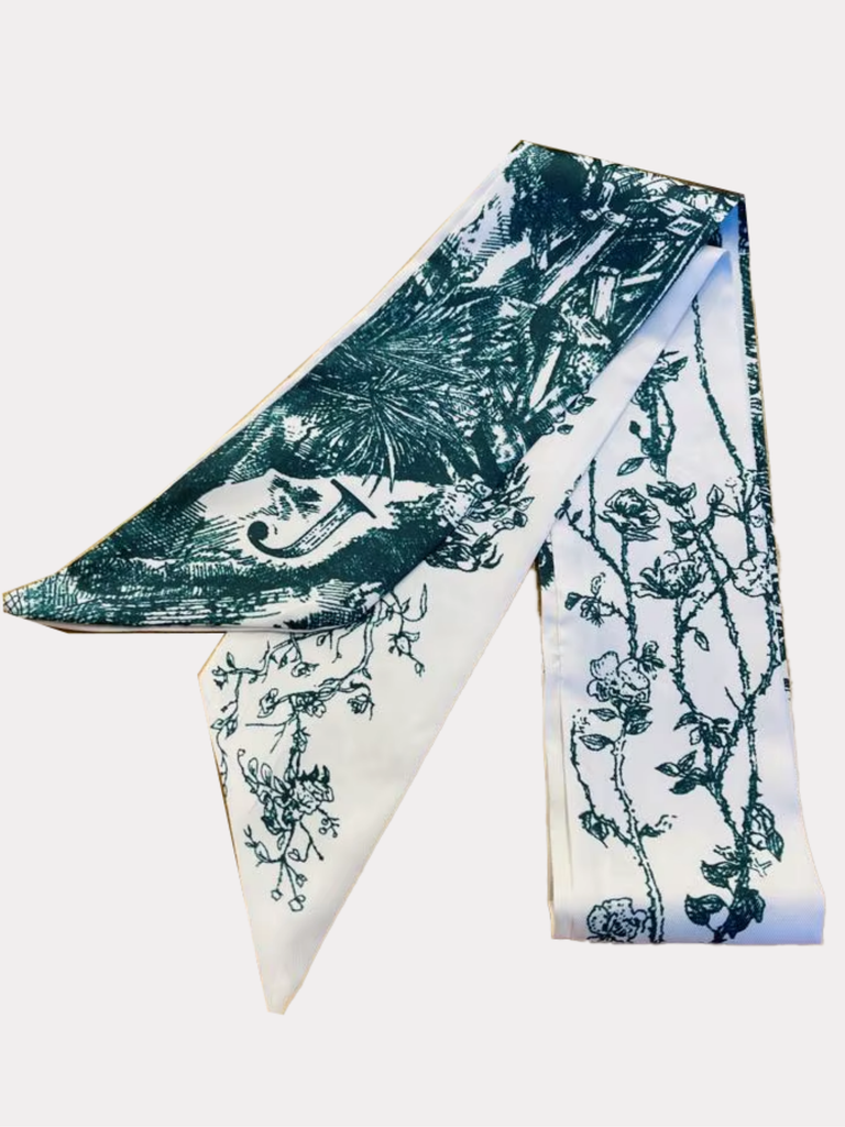 Printed Initial Scarf