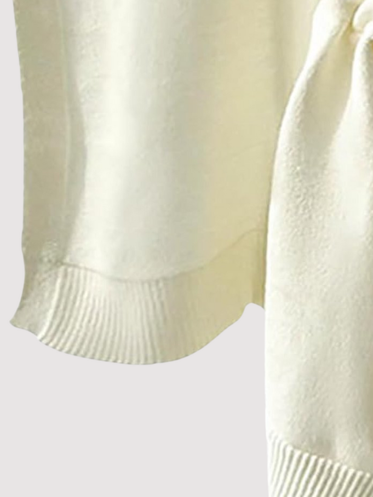 Knotted Shawl Off White