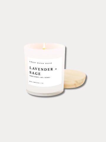 Lavender & Sage Soy Candle