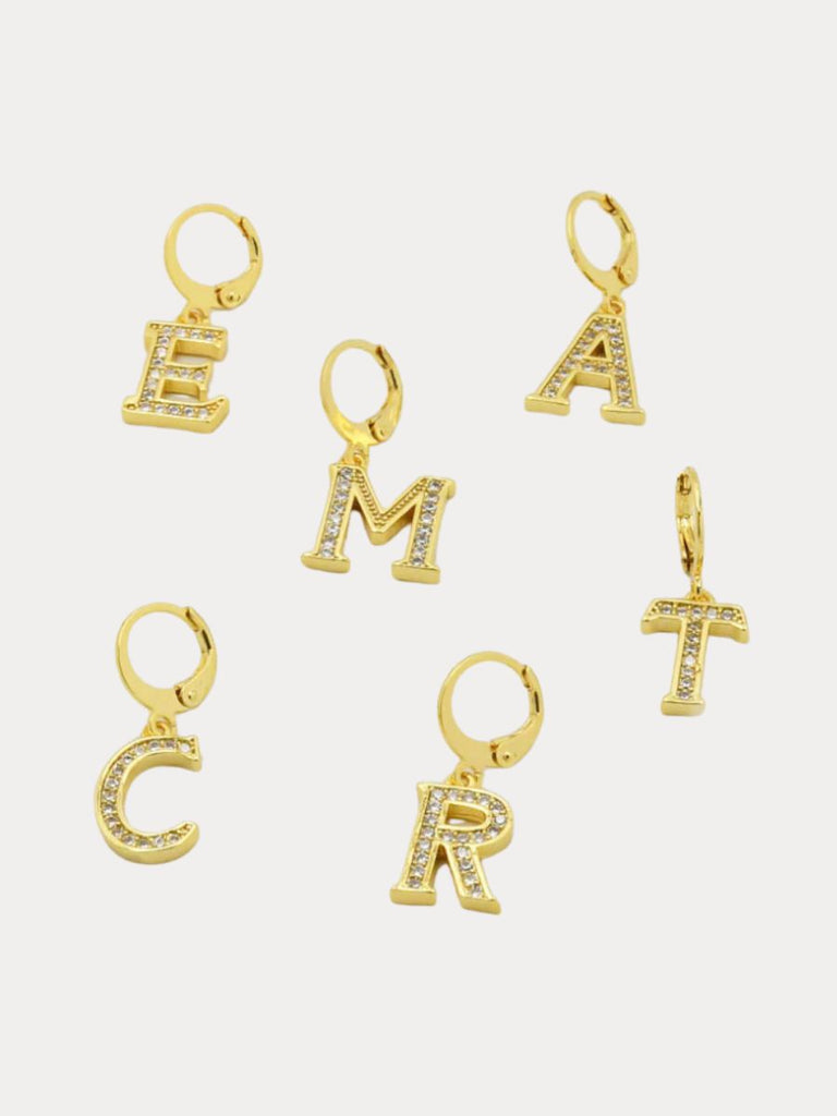 Dainty Crystal Initial Charm