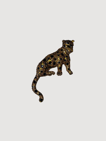 Jewel Jaguar Brooch