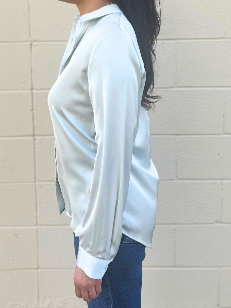 Recycled Classic Button Up Dove Grey