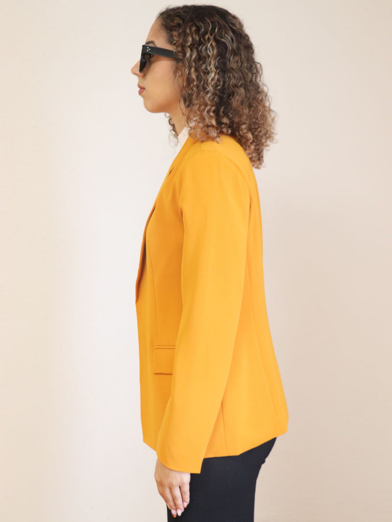 Structured Blazer Golden Mustard