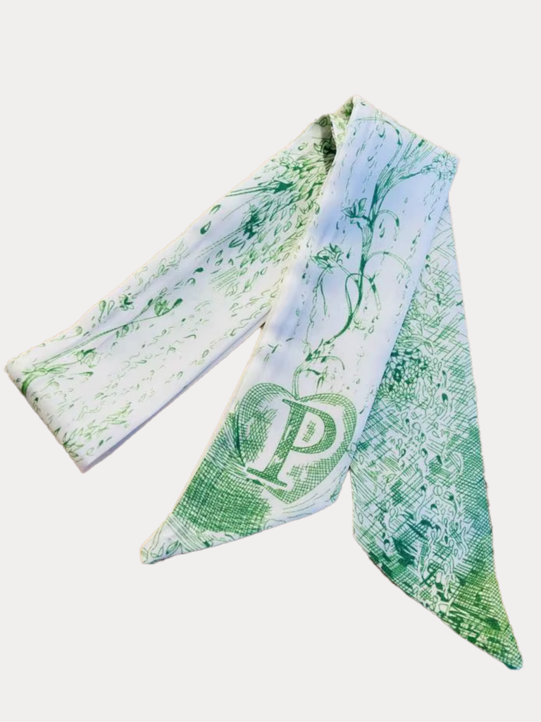 Printed Initial Scarf