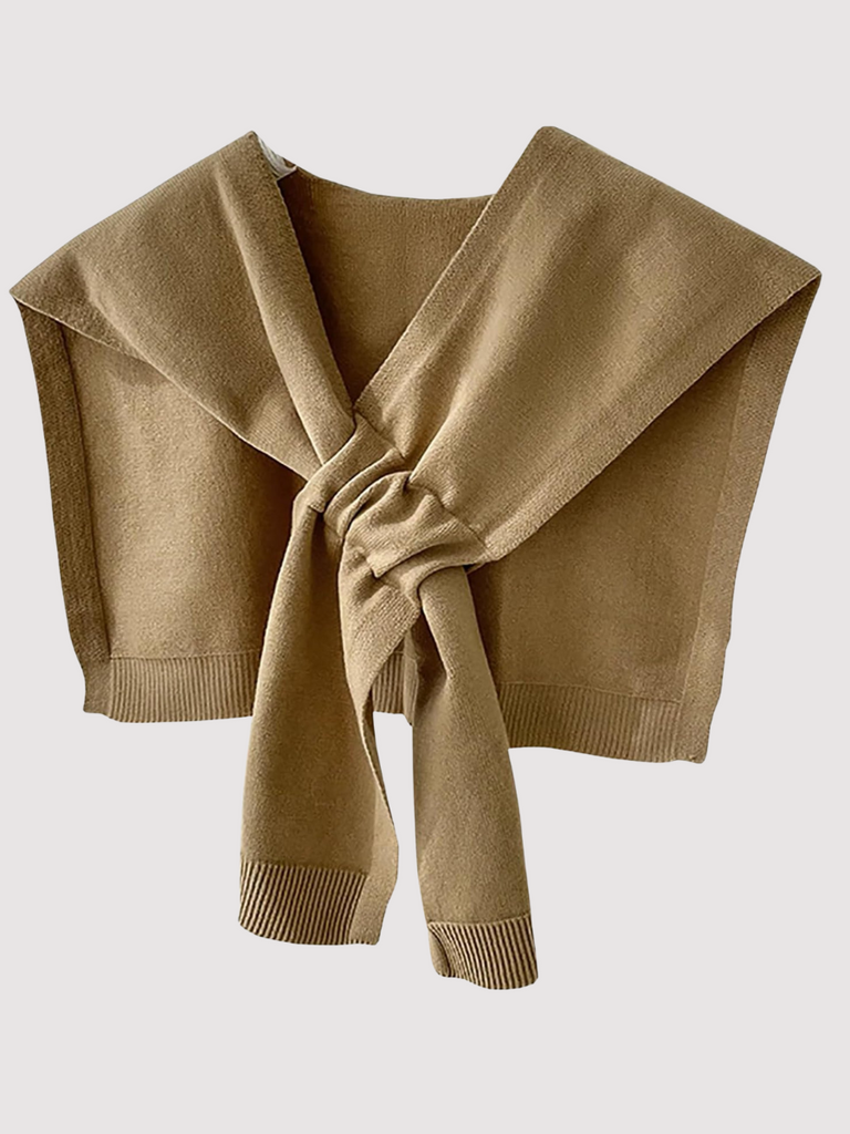 Knotted Shawl Caramel