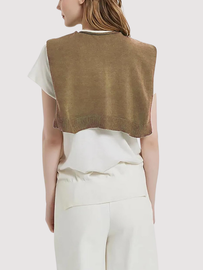 Knotted Shawl Caramel