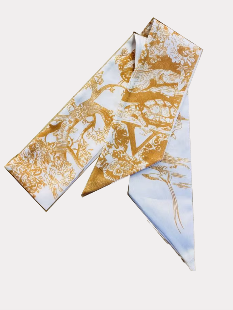 Printed Initial Scarf