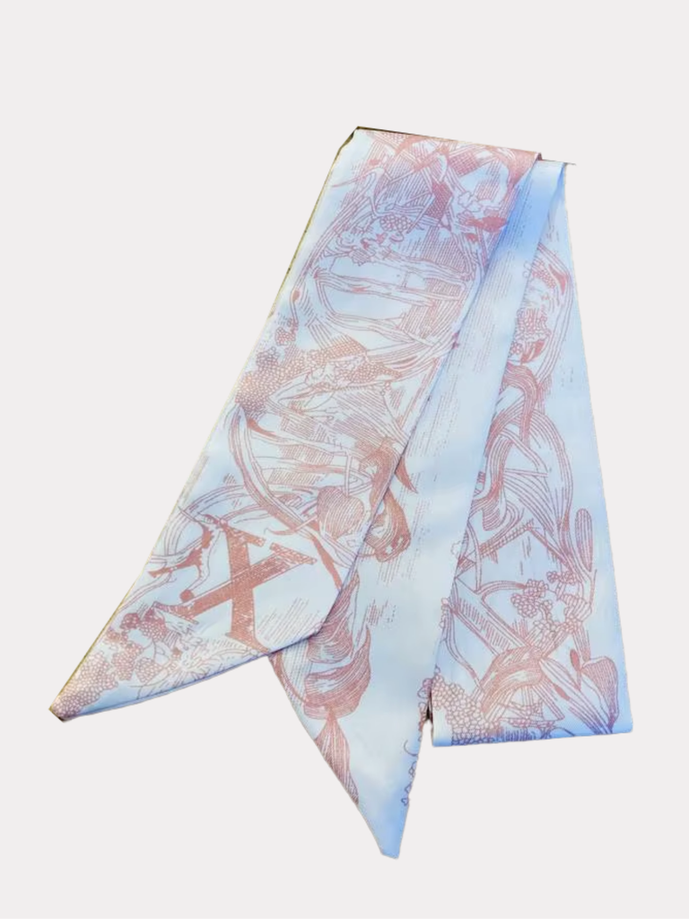 Printed Initial Scarf