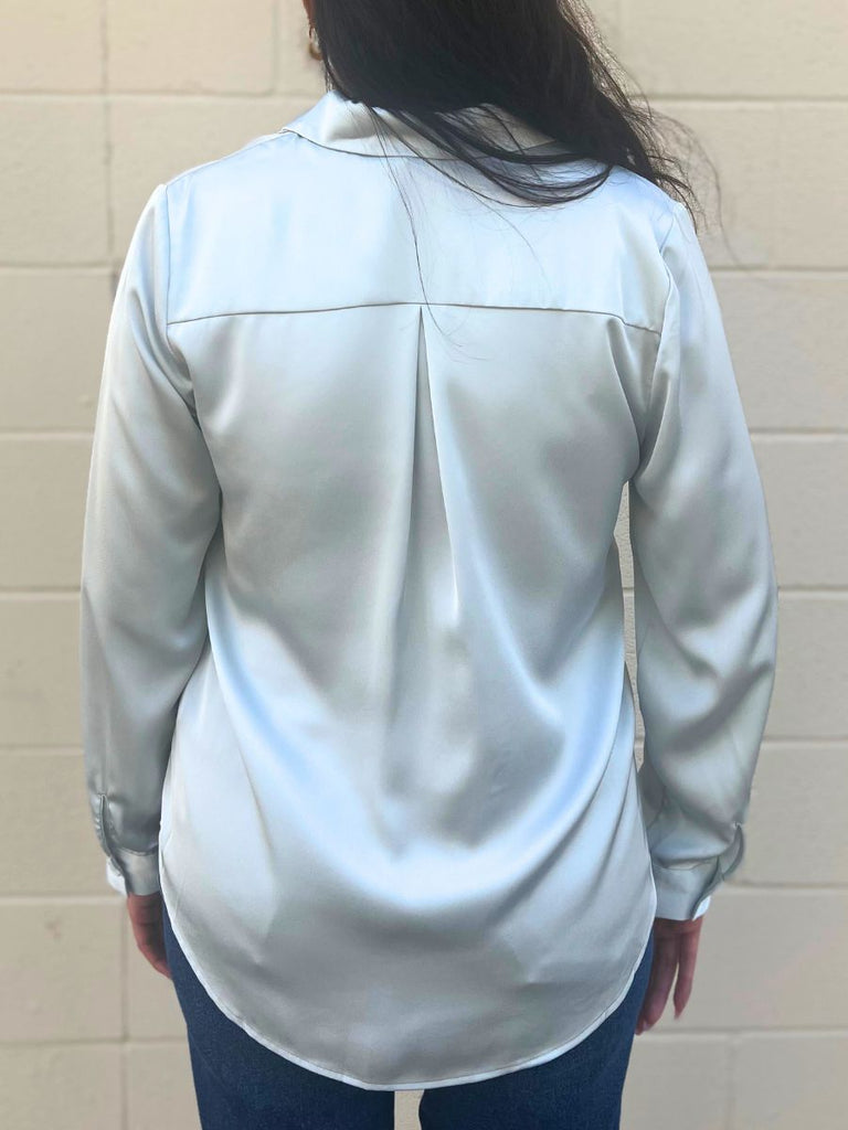 Recycled Classic Button Up Dove Grey