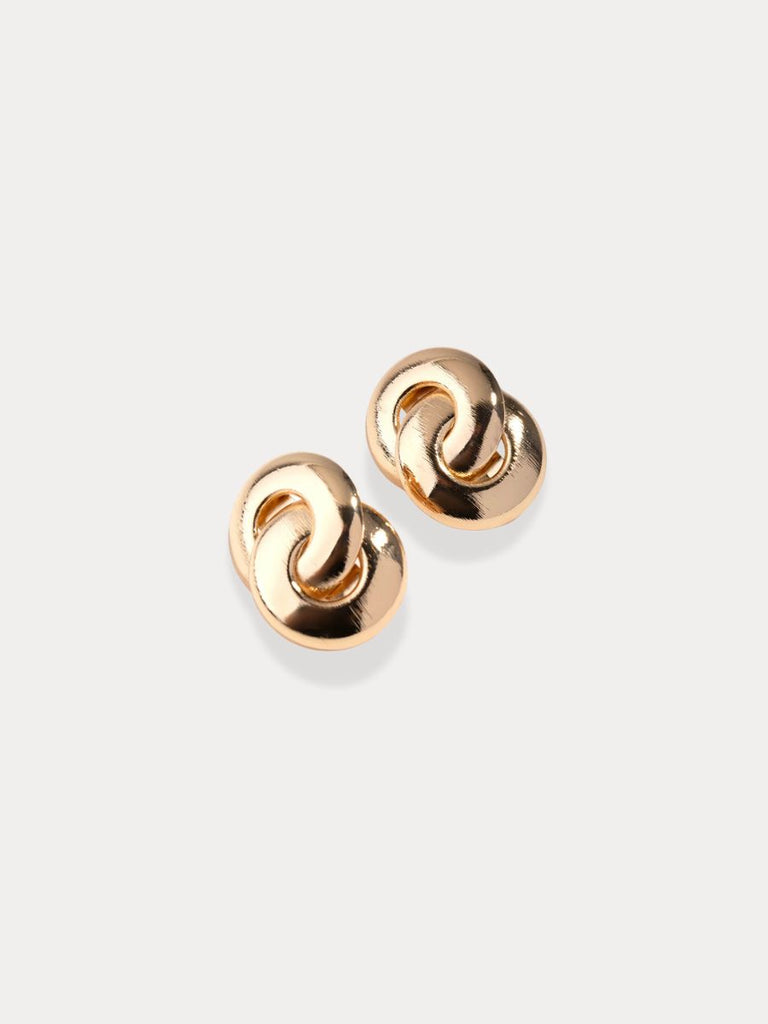 Gold Knot Studs