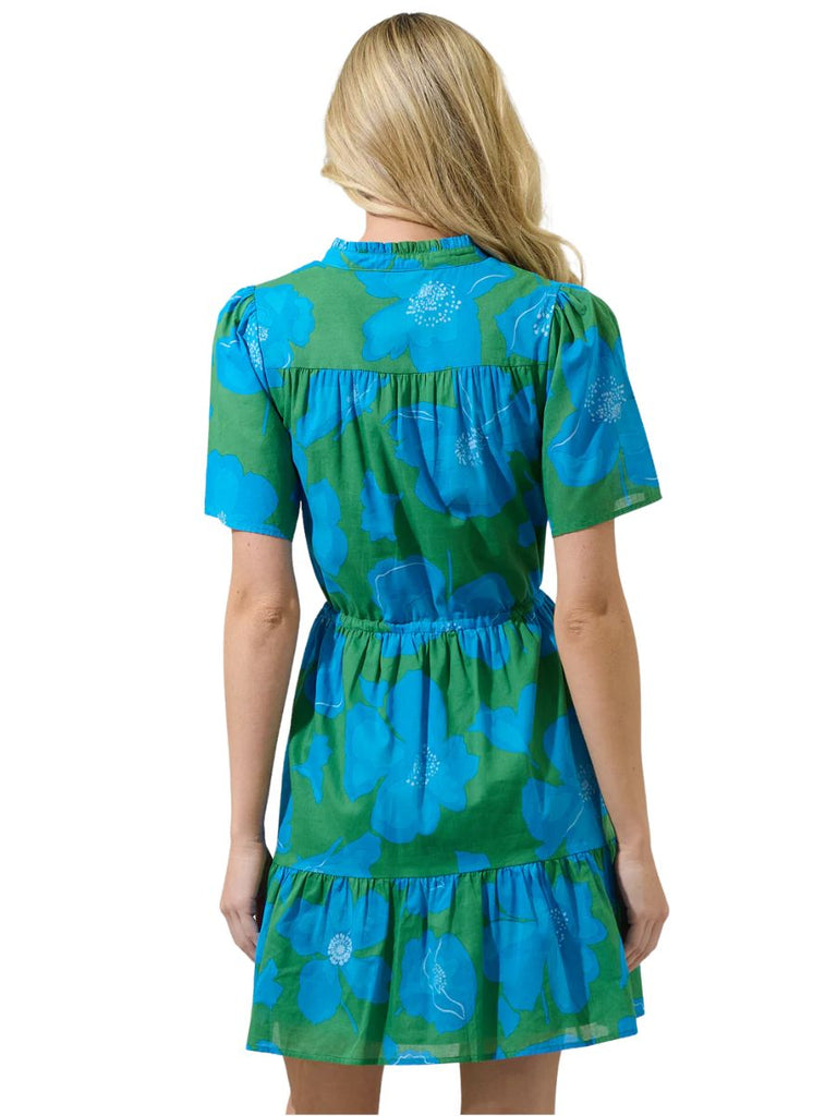 Rori Floral Amo Button Mini Dress