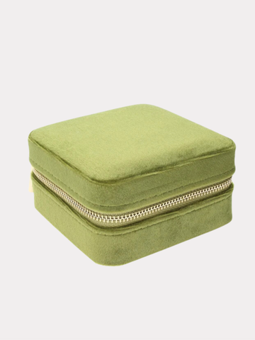 Recycled Velvet Jewelry Box