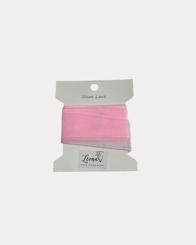 Organza Shoe Laces Pink