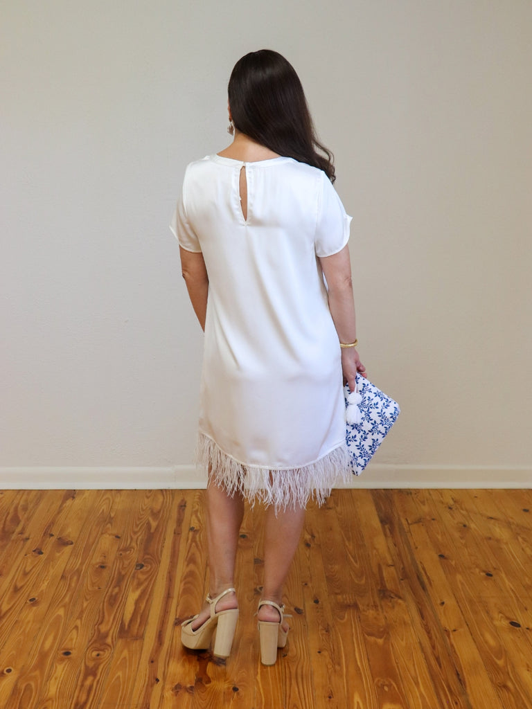 Here To Party Dress White