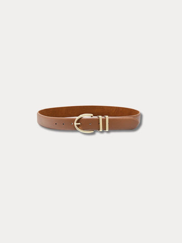 Palisades Belt- Latte/Gold