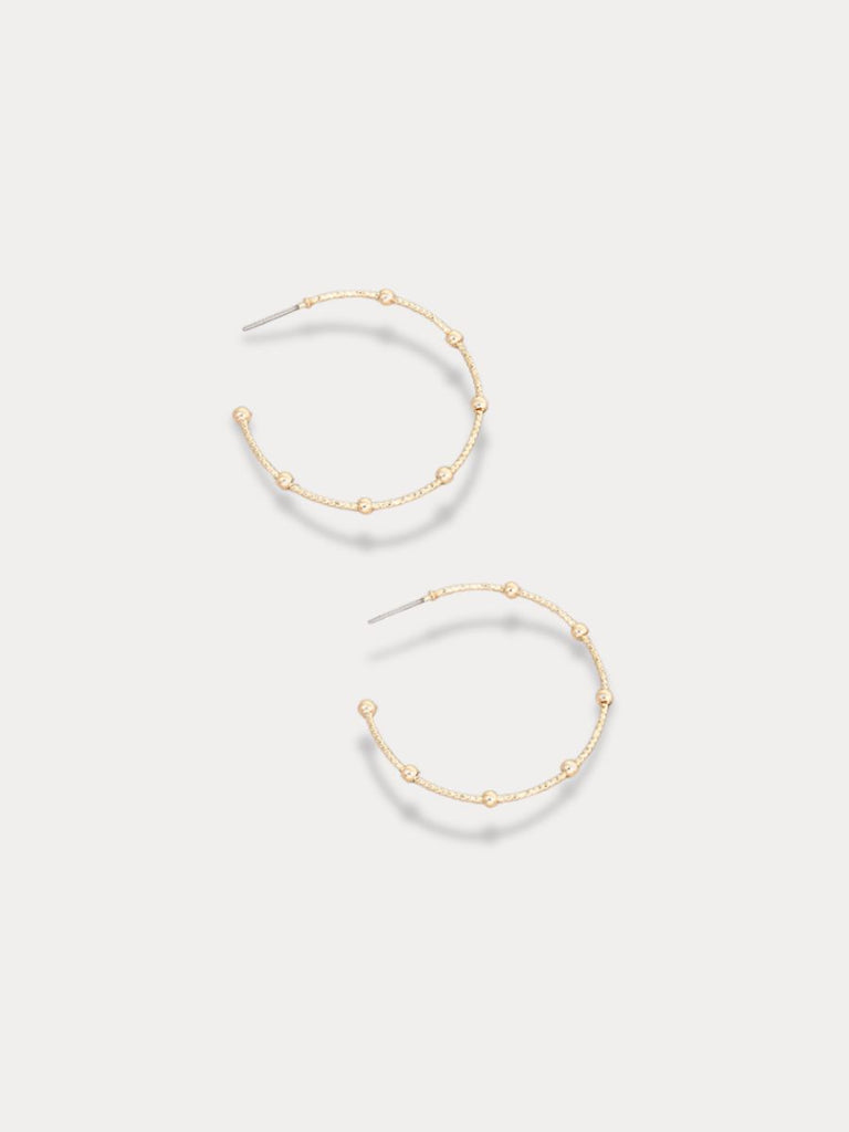 Beaded Bliss Hoops
