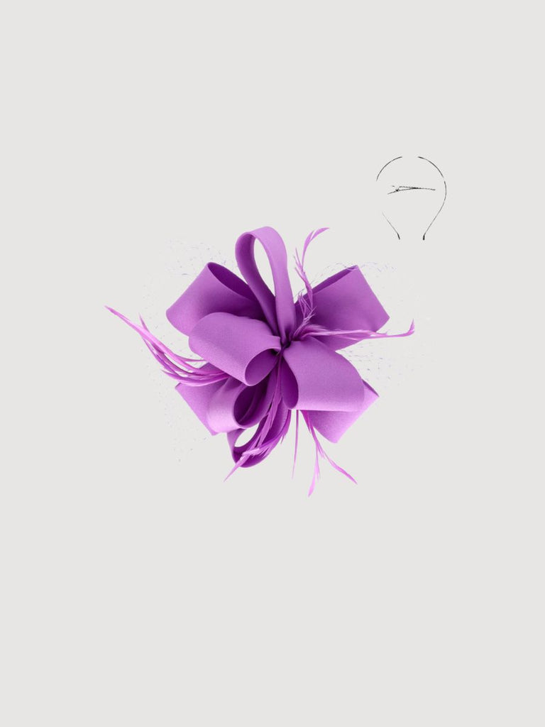 Camilla Fascinator Violet