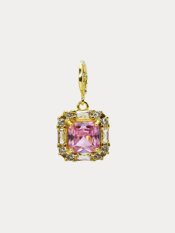 Vintage Pink Pendant Charm