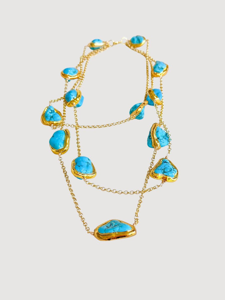 Triple Necklace Turquoise