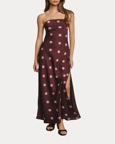 Plum Midi Dress