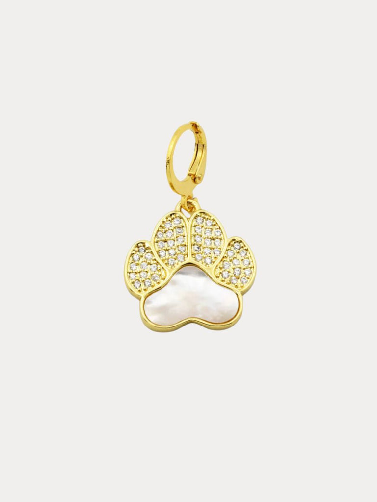 Iridescent Pet Paw Charm