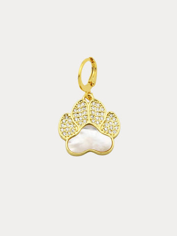 Iridescent Pet Paw Charm