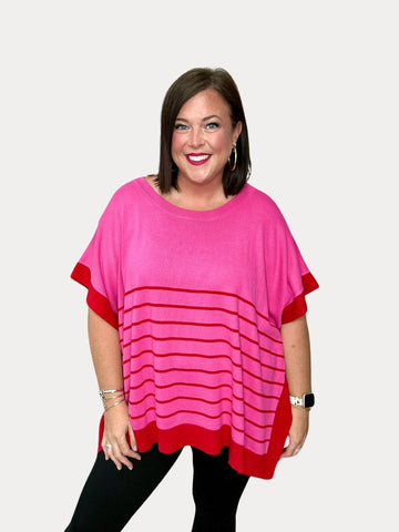 Pink Cabaret Poncho