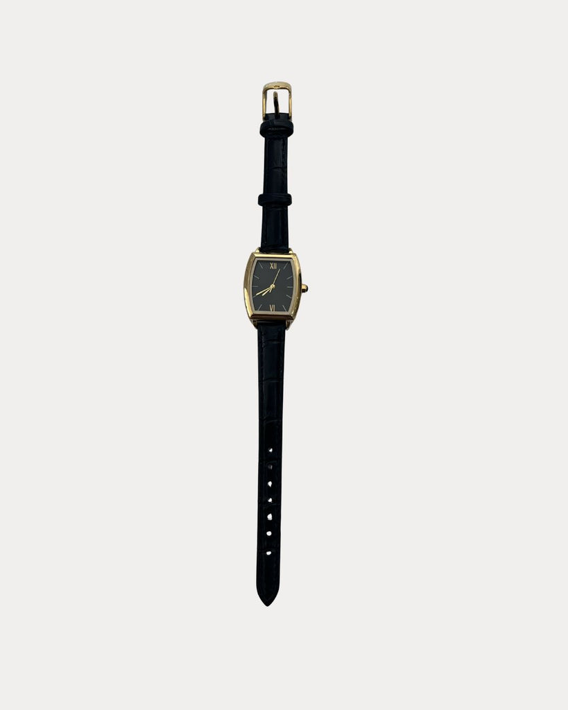 Black Croc Watch